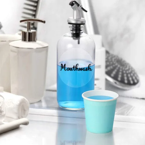 Miniatura 5 de AOZITA Paquete de 700 vasos de papel de 3 onzas, vasos de enjuague bucal azul cielo, vasos de baño desechables, tazas de espresso, vasos de papel