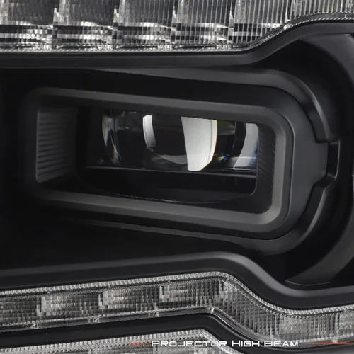 Miniatura 4 de AKKON - Compatible con Dodge RAM 1500 modelo halógeno 2019-2024 con proyector dual actualizado + faros de barra de luz secuencial LED completo