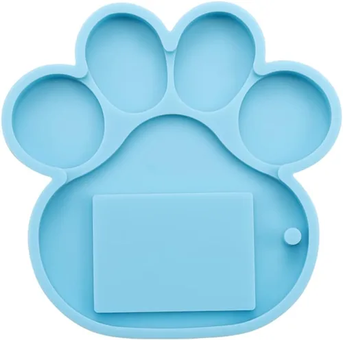 Miniatura 8 de 1-2 unidades/paquete de colgantes de hueso de perro, molde de silicona con forma de pata de mascota, etiqueta colgante de foto de mascotas, moldes