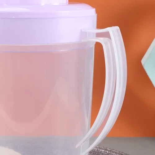 Miniatura 8 de Jarra de limonada para bebidas, tetera de jugo con tazas, hervidor de agua fría de plástico, jarra de agua transparente, jarra de té helado, jarra