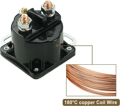 Miniatura 5 de Solenoide de arranque SW1951C de 12V con 3 terminales de reemplazo para Fo-rd F150 F250 F350 F450 F550 E150 E250 E350 Es-cort Bro-nco Mus-tang