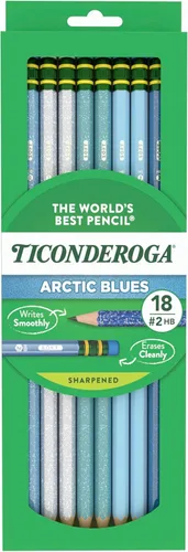 Miniatura 12 de Ticonderoga® Lápices pastel, 2 suaves, colores surtidos, paquete de 10 lápices
