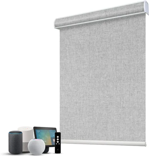 Miniatura 35 de SmartWings Persianas Motorizadas con Filtro de Luz, Compatible con Matter Thread Homekit Z-Wave Alexa Google, Persianas con 70% de Opacidad Safari