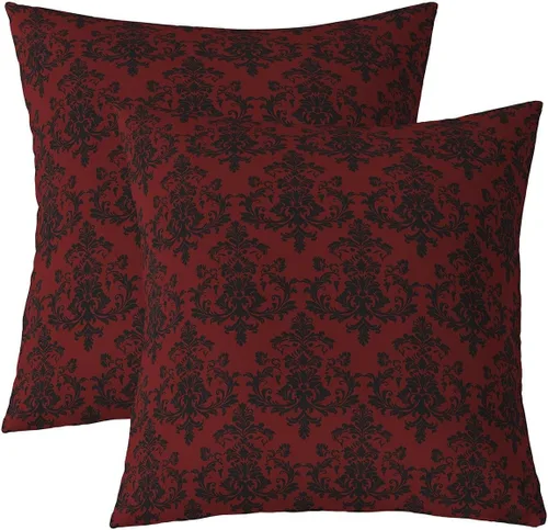 Miniatura 14 de Rustic Musical Double Sides Print Pillow Covers,Guitar Bass Instruments Print Soft Square Cushion Cases 24"x 24",Retro Note Boho Ethnic Plaid Throw