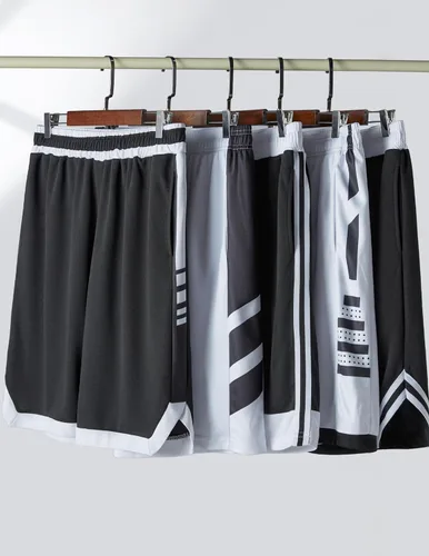 Miniatura 15 de Liberty Imports Paquete de 5 pantalones cortos de baloncesto atléticos de secado rápido para hombre, entrepierna de 9 pulgadas con bolsillos, ropa
