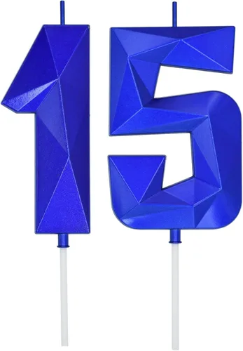 Miniatura 149 de DERVENTA Velas de cumpleaños con números grandes, 3D, color rosa, 3.7 pulgadas, decoración para tartas de fiesta, 1 pieza (número 3 rosa)