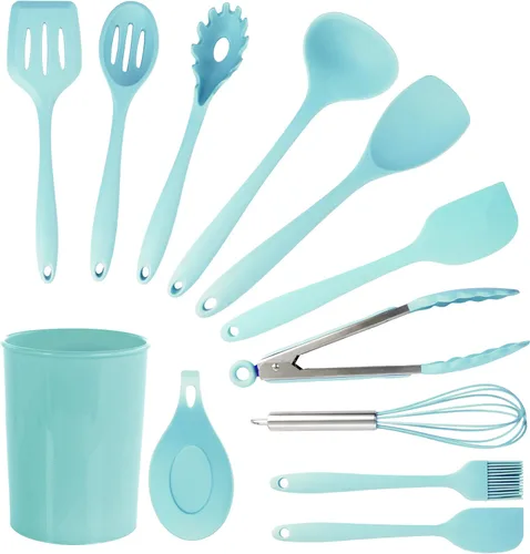 Miniatura 8 de Megachef Tool - Juego de utensilios de cocina, 12 piezas, color negro