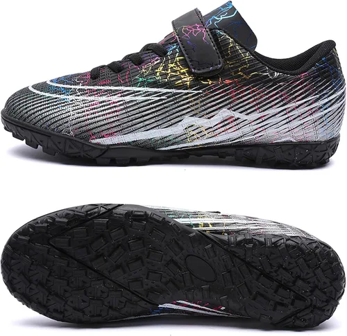 Miniatura 3 de Zapatos de fútbol de césped para niños y niñas, zapatos de fútbol atléticos para exteriores e interiores