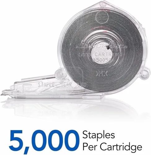 Miniatura 10 de Swingline Cartucho de grapas premium, 5,000 grapas/cartucho, longitud de pierna de 3/8 pulgadas, grapas sin atascos para grapadora Swingline