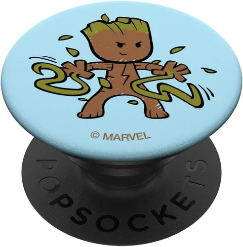 Miniatura 6 de Marvel Guardianes de la Galaxia Cute Baby Groot PopSockets MagSafe PopGrip para iPhone