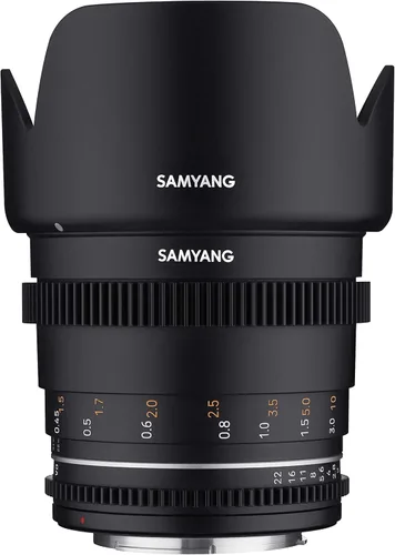 Miniatura 5 de Samyang Lente Cine de marco completo T1.5 VDSLR MK2 de 1.969 in para Canon RF, enfoque manual de alta velocidad, iris de 9 cuchillas, vidrio ultra