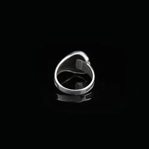 Miniatura 4 de Sterling Silver Fidget Ring Men, Screw Ring Men, Fidget Spinner Ring, Unique Ring, Biker Ring, Anniversary, Memorial