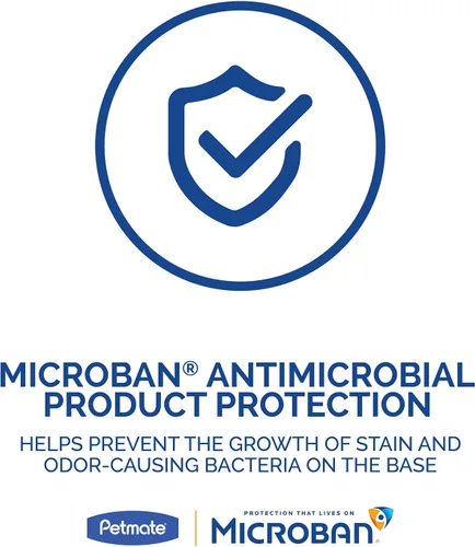 Miniatura 8 de Comedero Petmate rellenable con protección antibacteriana Microban Azul pavo real perla