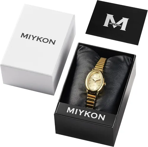 Miniatura 7 de Miykon Dainty Vintage Dress Watches for Women – Easy Reader Analog Ladies Watch for Small Wrists with Stainless Steel Expansion Bracelet – Second