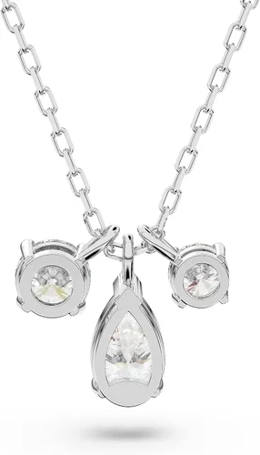 Miniatura 4 de Swarovski Colección de joyas de pera, acabado rodio, cristales transparentes