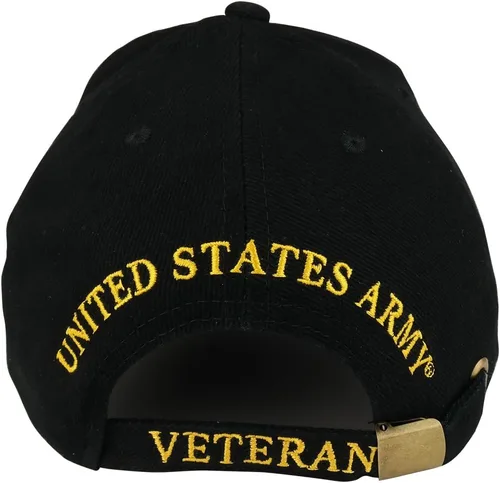 Miniatura 3 de Gorra de béisbol militar con logotipo oficial del ejército estadounidense bordada con emblema de veterano de EE. UU.