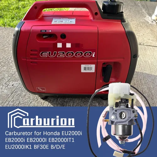 Miniatura 2 de EU2000I Carburador para Honda EB2000i EB2000I EB2000IT1 EU2000IK1 BF30E B/D/E Carb con Filtro de Aire Junta de Bujía Línea de Combustible Kit