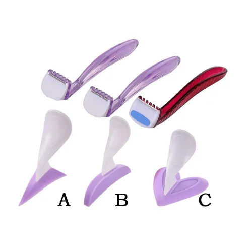 Miniatura 7 de Afeitadora de bikini para mujer, afeitadora privada dedicada, maquinilla de afeitar de pelo púbico y plantilla de afeitar de bikini, herramienta