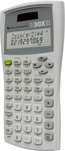 Miniatura 10 de Calculadora científica Texas Instruments TI-30 X IIS 2-Linea, Blanco