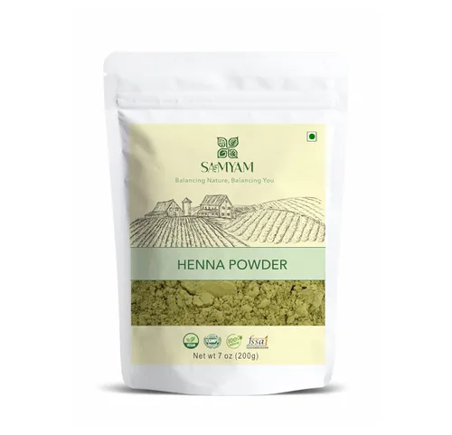 Miniatura 10 de SAMYAM Polvo índigo natural - 200g (7 oz) Tinte natural para el cabello, libre de químicos y PPD