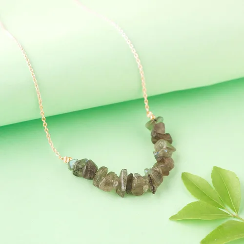 Miniatura 7 de Gemstone Chips Bracelet Gold