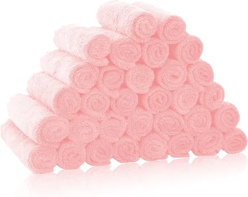 Miniatura 25 de Paquete de 16 paños para bebé, forro polar coral de lujo, extra absorbentes y suaves, para recién nacidos, bebés y niños pequeños, adecuados