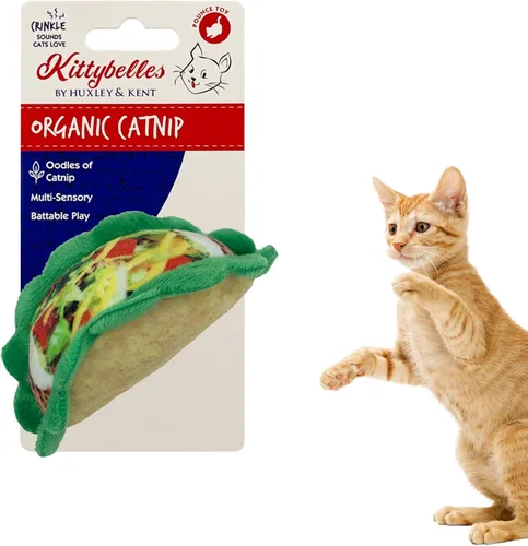 Miniatura 22 de Huxley & Kent Juguete de Peluche para Gatos - Juguete Interactivo de Hierba Gatera para Gatos y Gatitos - Suave con Crujido y Hierba Gatera