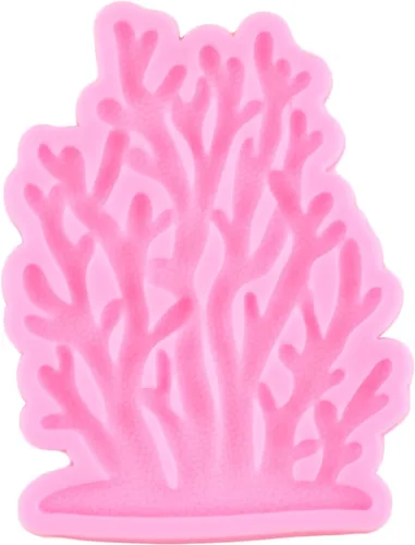 Miniatura 7 de Mujiang Molde de silicona de algas corales, moldes de fondant de coral para decoración de pasteles de azúcar, decoración de cupcakes, pasta de goma