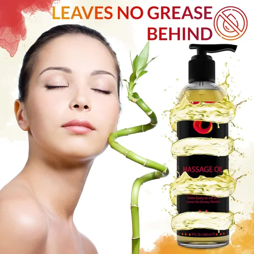 Miniatura 7 de Aceite de masaje corporal: aceite de masaje para terapia de masaje, aceite de masaje premium, aroma de vainilla exuberante con jojoba y coco, aceite