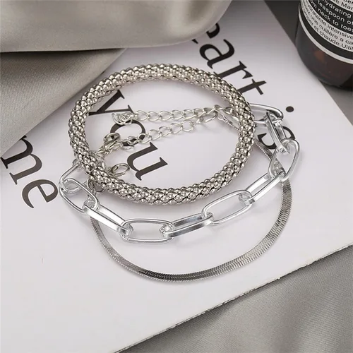 Miniatura 184 de Long tiantian Pulsera de oro gruesa para mujer, pulseras de oro delicadas, pulseras para mujer, pulseras apilables de eslabones de cadena