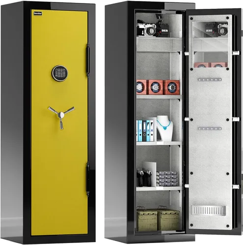 Miniatura 10 de Caja fuerte ignífuga con bloqueo digital – Caja fuerte grande de 8.12 pies cúbicos para pistola para el hogar, la oficina y los negocios Diseño