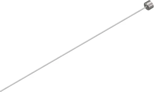 Miniatura 8 de uxcell Pasadores de eyector rectos, 0.020 in (1/64 ") de diámetro. Punzón de punta redonda de acero 65Mn 100 mm (4 ") de largo para mantenimiento