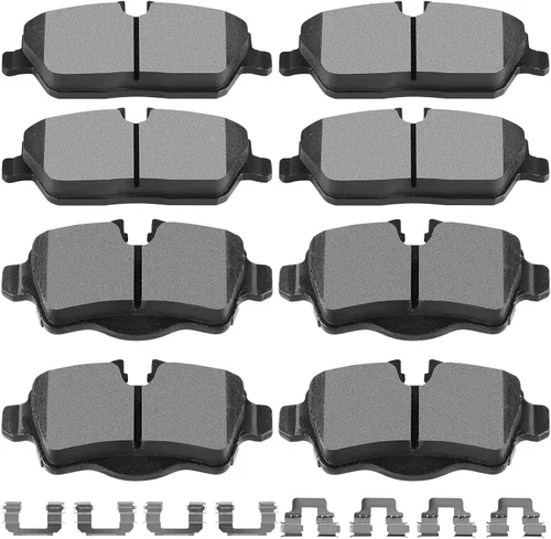 Miniatura 17 de SCITOO Juego de pastillas de freno de cerámica delanteras y traseras D726 D729 para Chevy Blazer 97-05, Chevy S10 98-04, GMC Jimmy 97-05, GMC Sonoma
