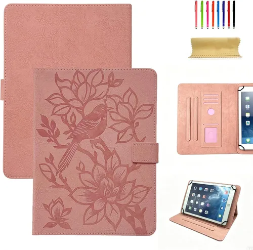 Miniatura 20 de Dteck Funda universal (9.6" a 10.5") - Funda plegable de cuero con tapa para tableta Android 10 10+ pulgadas/Samsung Galaxy Tab 9.6 9.7 10.1 10.4