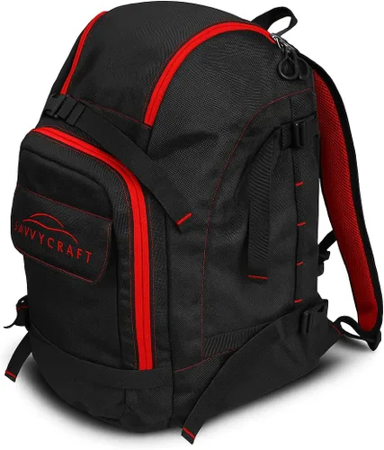 Savvycraft Bolsa para botas de esquí, bolsa para botas de snowboard, mochila de esquí de 50 litros para botas de esquí y snowboard, cascos, guantes