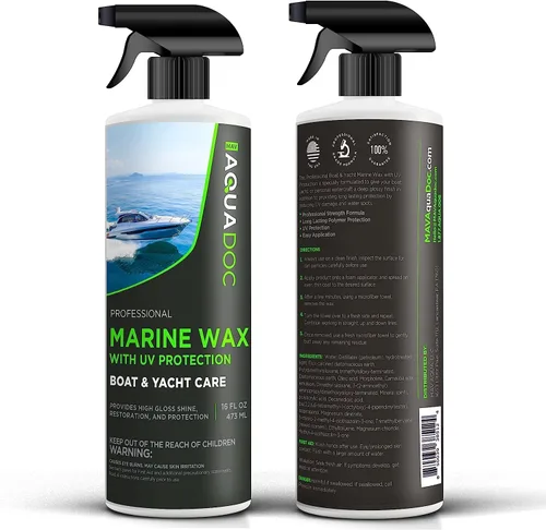 Miniatura 6 de AquaDoc Marine Polish - Cera marina de primera calidad para barcos - Protección UV para barcos - Pulido de alto brillo - Ayuda con la oxidación