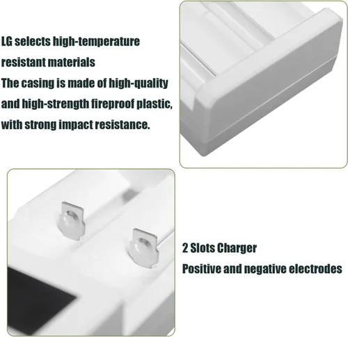 Miniatura 9 de Cargador de batería 18650, cargador universal inteligente para baterías recargables, Ni-MH, Ni-Cd, AA, AAA, Li-ion, IMR 10440, 14500, 16340