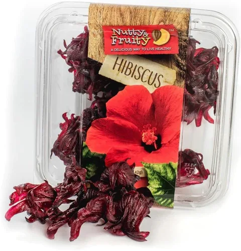 Miniatura 3 de Nutty & Fruity - Flor de hibisco seca y comestible, aperitivo saludable, sin OMG, vegano, sin gluten (5 onzas)