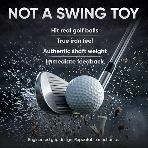Miniatura 4 de PureStrike Golf Swing Training Aid Club – Más pequeño Clubface para un mejor golpe de pelota y retroalimentación instantánea Entrenador de swing