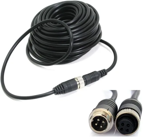 Miniatura 2 de Remolque de autobús CCD impermeable de 4 pines, 18 LED, visión nocturna, visión trasera, cámara de respaldo inversa para autobús, camión