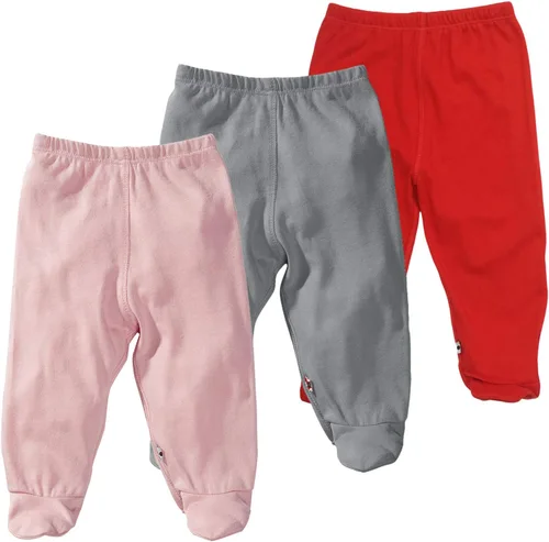 Babysoy Baby Essential - Conjunto de pantalones de 3 piezas