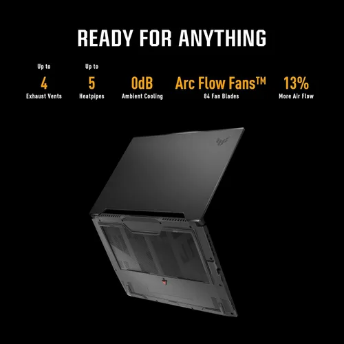 Miniatura 7 de ASUS TUF Dash 15 (2022) Laptop para juegos, pantalla FHD de 15.6 pulgadas 144Hz, Intel Core i7-12650H, GeForce RTX 3060, 16GB DDR5, 512GB SSD