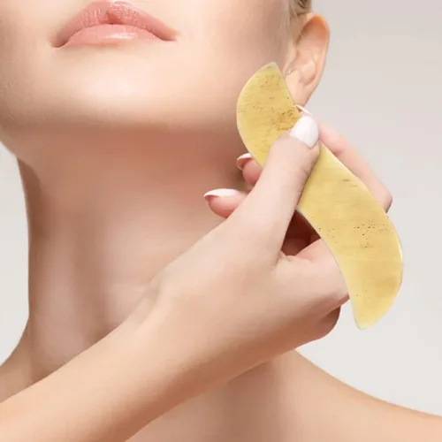 Miniatura 5 de FOMIYES Herramienta de masaje Guasha, herramienta facial de cuerno de buey natural, herramienta de masaje de raspado de guasha, tabla de guasha