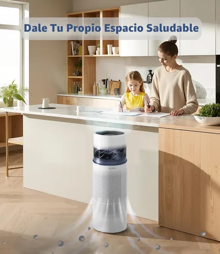 Miniatura 4 de Purificador de aire 2 en 1 con humidificador, purificadores de aire para el hogar, habitación grande, humidificador y purificador de aire en un