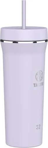 Miniatura 8 de Takeya 32 oz Stainless Steel Insulated Tumbler with Straw Lid, Premium Quality, Sweatproof