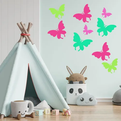 Miniatura 5 de Plantillas de mariposas para pintar, 8 plantillas grandes de mariposa, plantillas reutilizables de mariposas, plantillas de pintura de dibujo 8