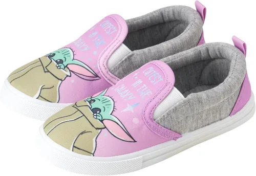 Miniatura 4 de Disney Zapatos de niña - Zapatillas sin cordones Ariel, Blancanieves, Belle, Rapunzel, Moana, Cenicienta, Baby Yoda, Minnie Mouse, 6T-12