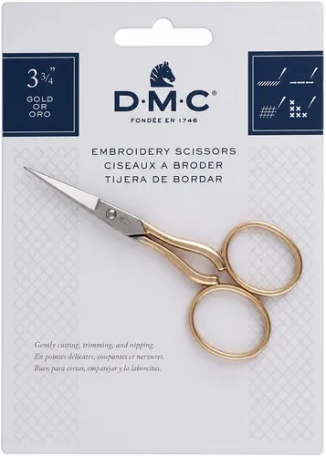DMC 6123/3 Tijeras para bordar - 3-3/4 pulgadas - Dorado/Plata