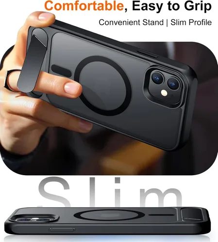 Miniatura 6 de Funda para iPhone 11 con compatibilidad magnética, [Soporte invisible incorporado][Compatible con MagSafe]