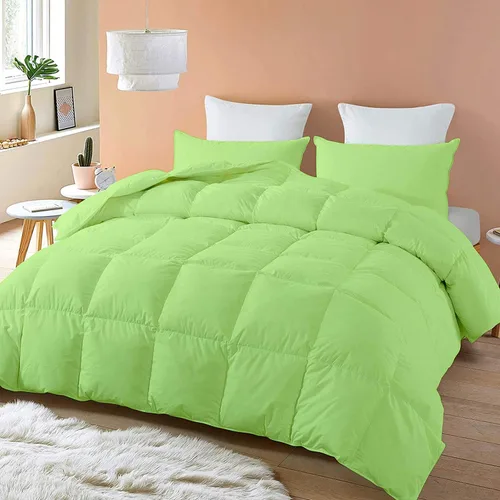 Miniatura 28 de SLEEP-NEST Edredón Queen de gran tamaño de 98 x 98 pulgadas, relleno de edredón alternativo de plumón de lujo para todas las estaciones, juego de 3